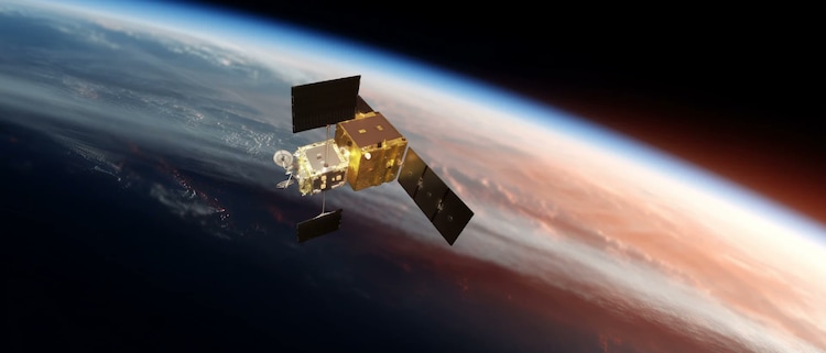 An artist's concept of a satellite in space. (Photo: Astroscale)