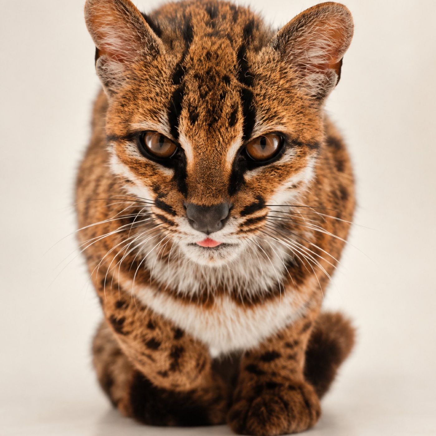 A close up image of the newly discovered cat in Bolivia. (Photo: National Geographic)