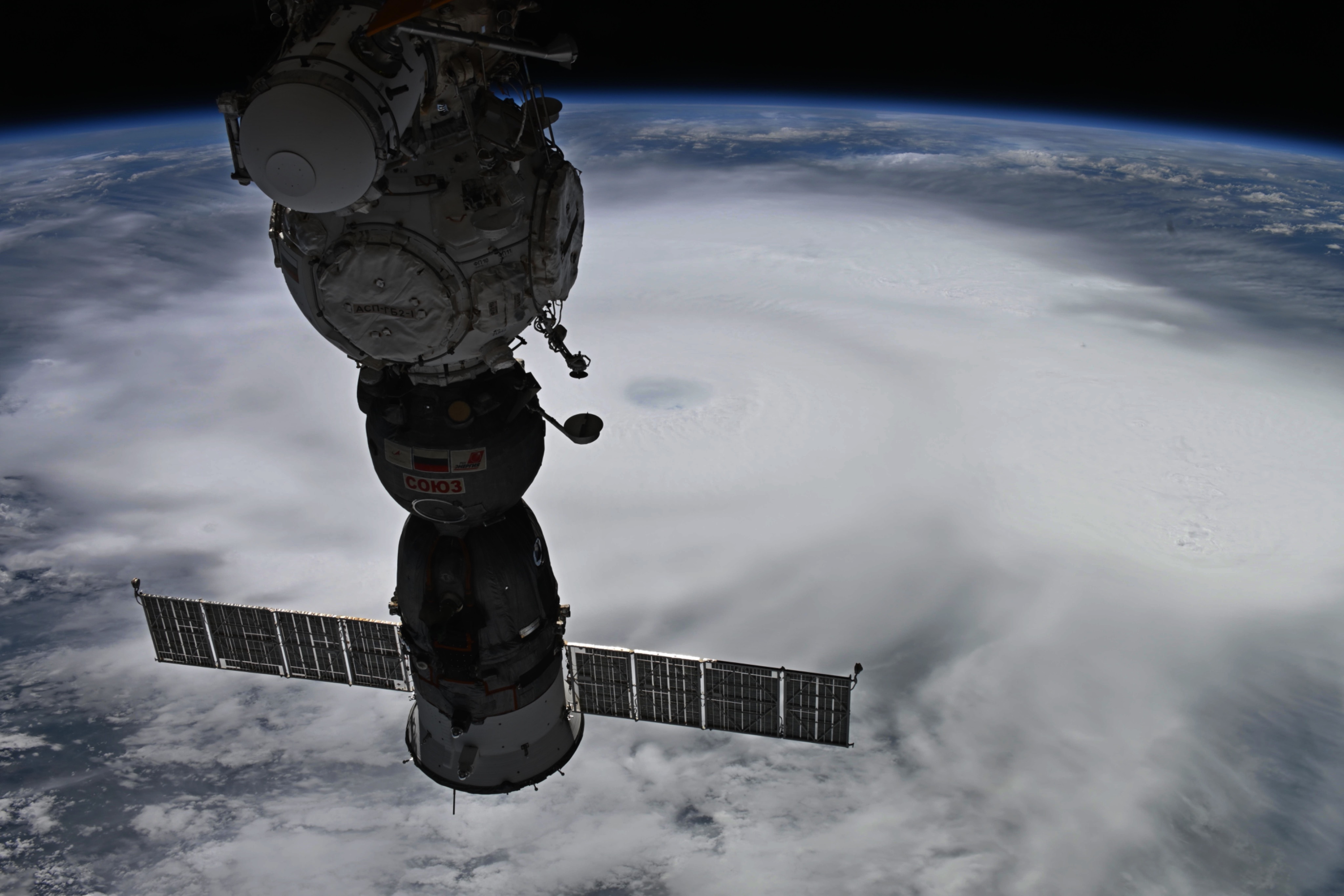 An image of Hurricane Polo captured from the ISS. (Photo: Nasa/@Astro_Jessica)