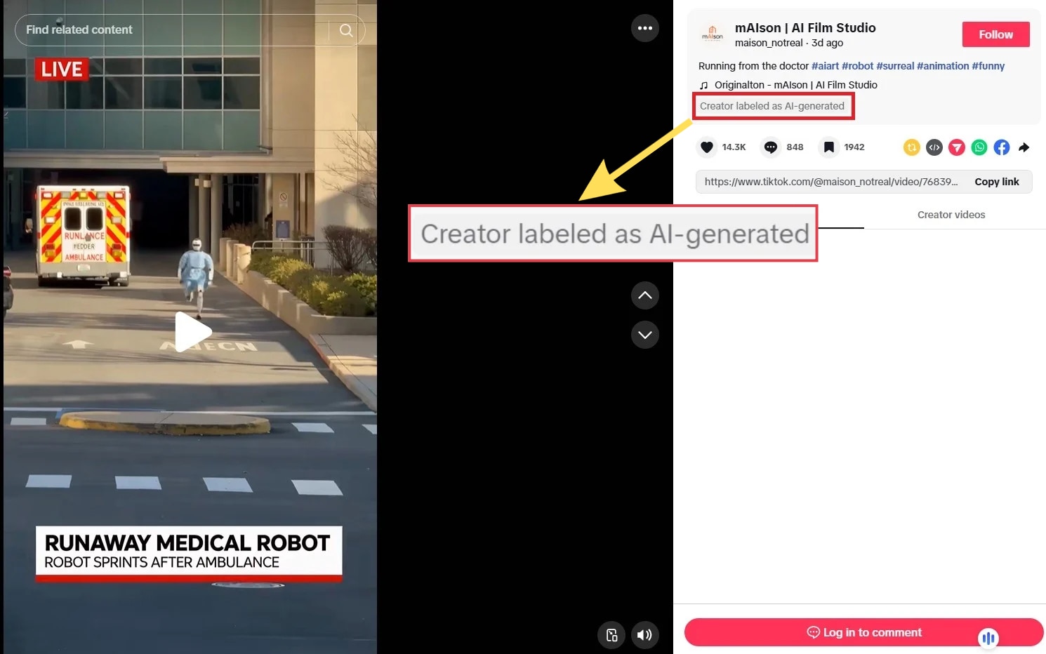 Fact Check: Clip of robot running from hospital is fake. But AI agents can go rogue