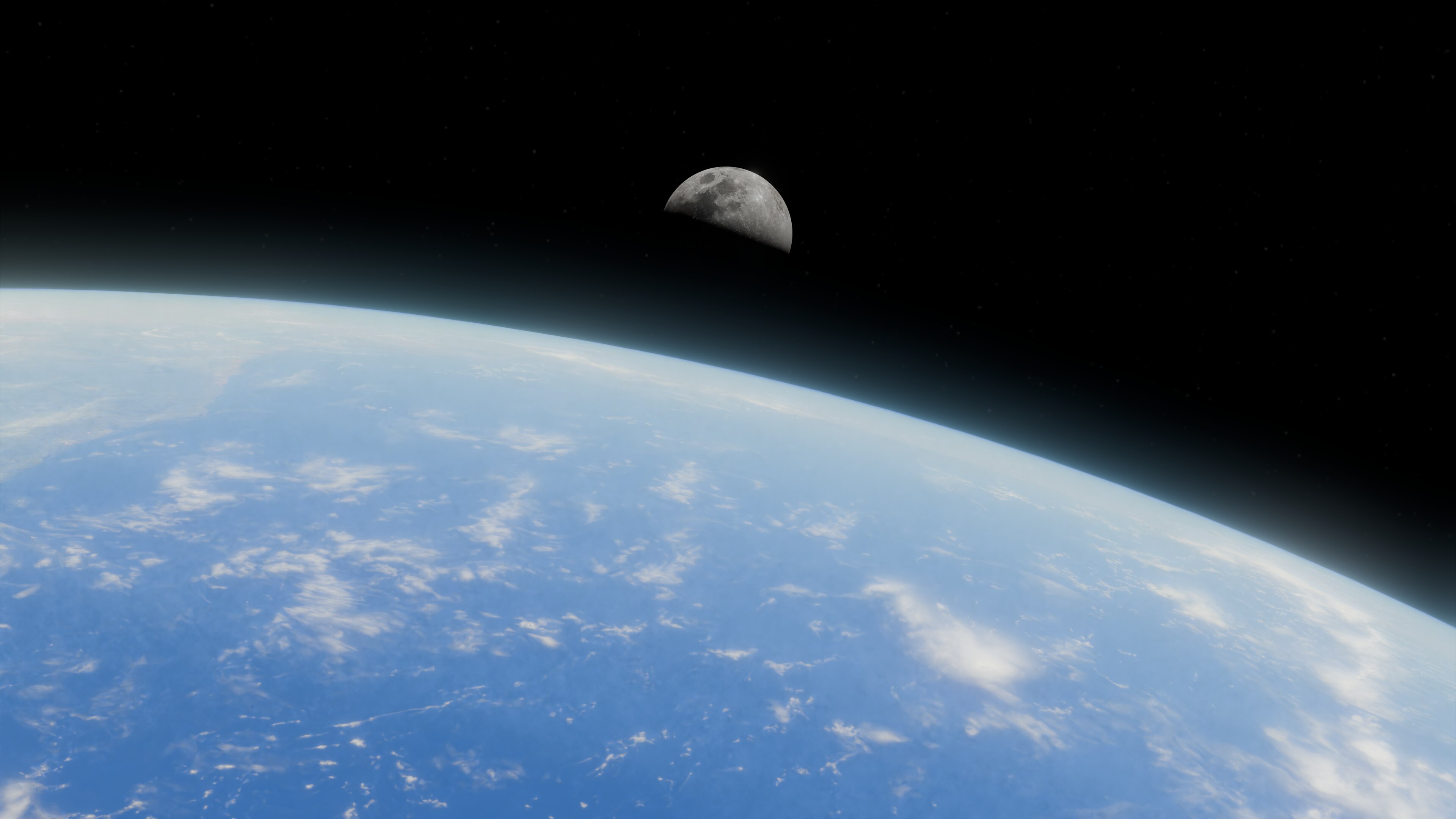 A view of Earth and the Moon as seen from outer space. (Photo: Pexels)