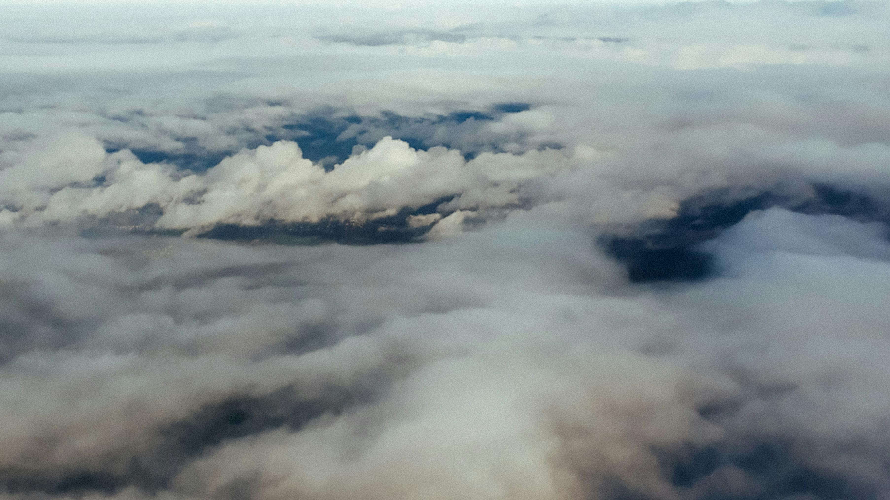 An aerial view of the sky illustrating the atmosphere. (Photo: Pexels)