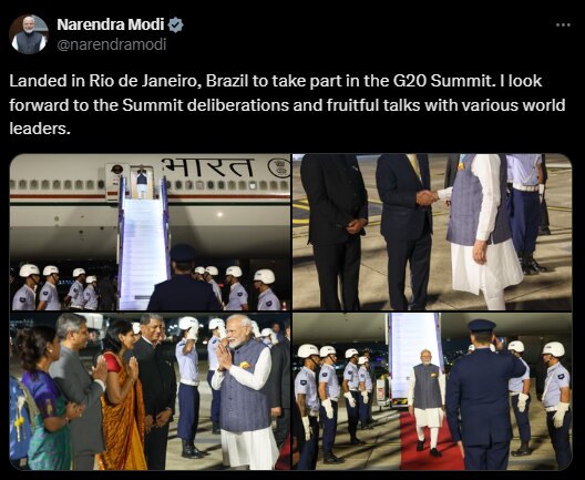PM Modi in Brazil
