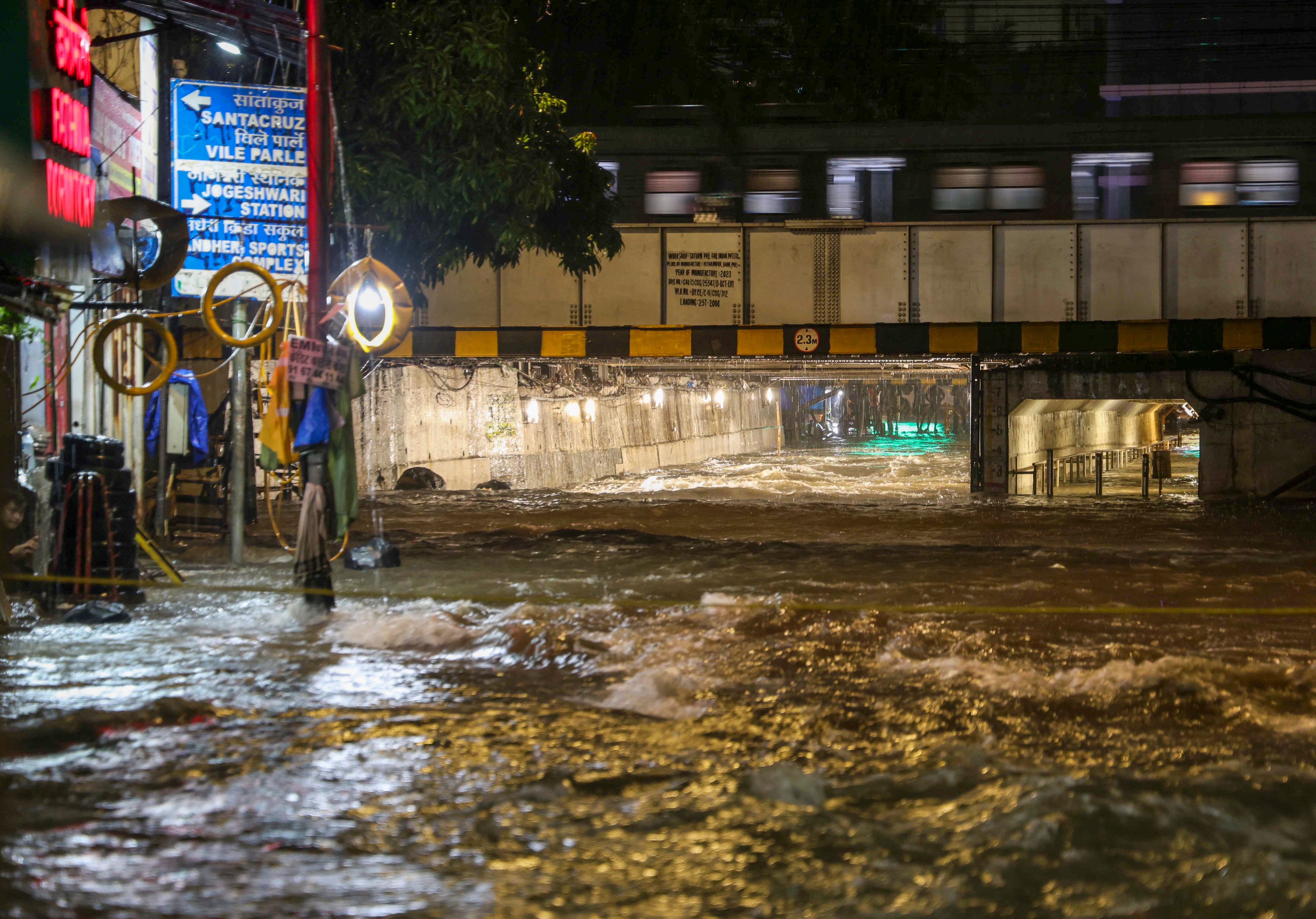 Waterlogging is seen after heavy rains. (Photo: PTI)