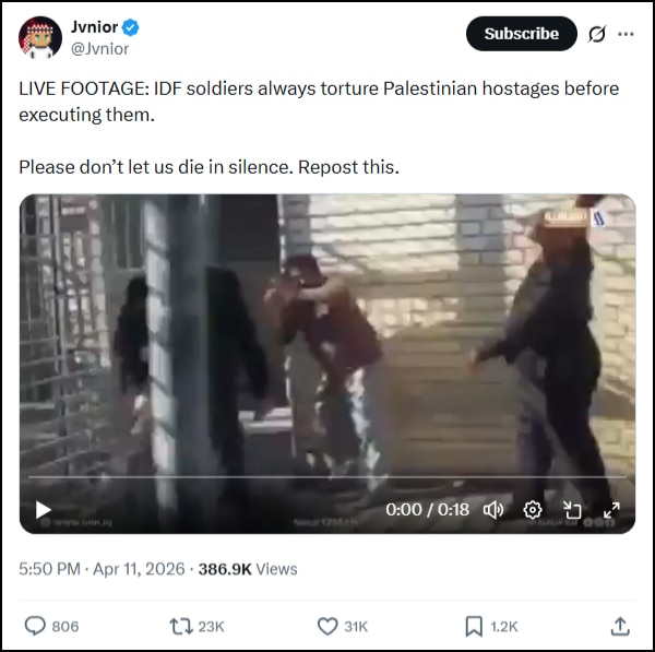 India Today Fact Check found that the video is actually from an Iraqi television show titled âBeit Um Laylaâ.