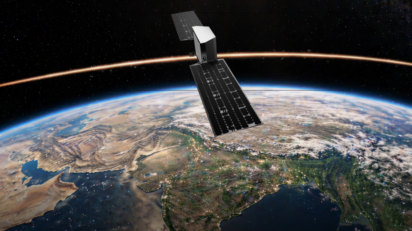 An illustartion of the planned Pathfinder in space. (Photo: Pixxel)