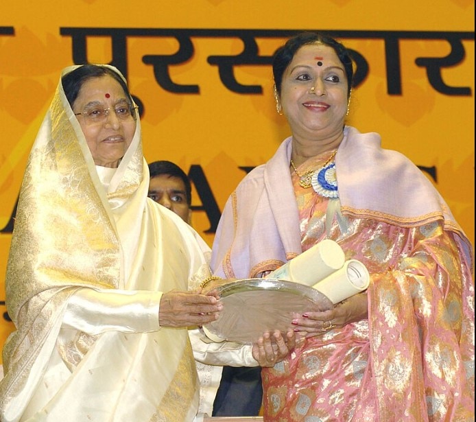 Saroj Devi (PC: Wikipedia), who achieved life time from the then President of India, Pratibha Patil in 2008