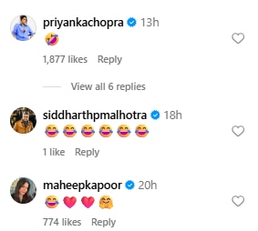 Celebs react to Karan Johar's video