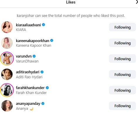 Celebs react to Karan Johar's video