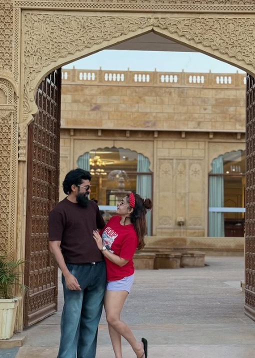 Subhashini with her husband