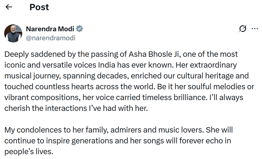 PM Modi tweet