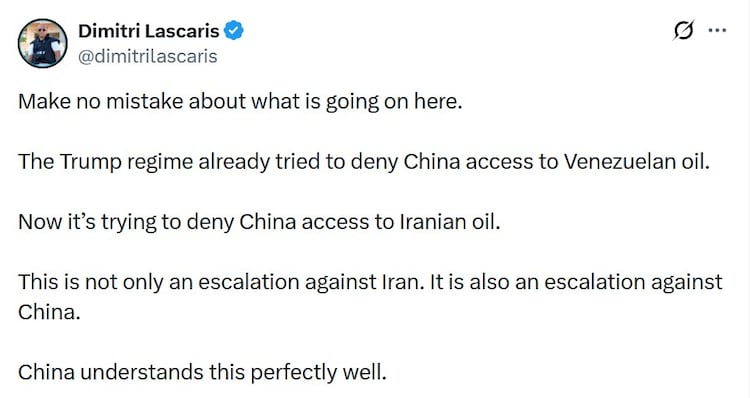 China Iran war