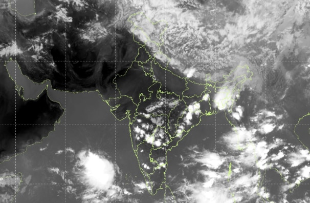 A weather map of India showing clear skies in North and Central India. (Photo: IMD)