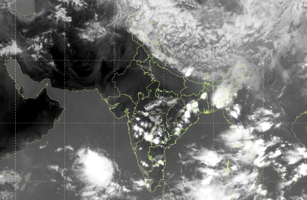 A weather map of India showing clear skies in North and Central India. (Photo: IMD)