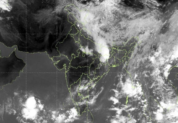 A satellite weather map of India. (Photo: IMD)