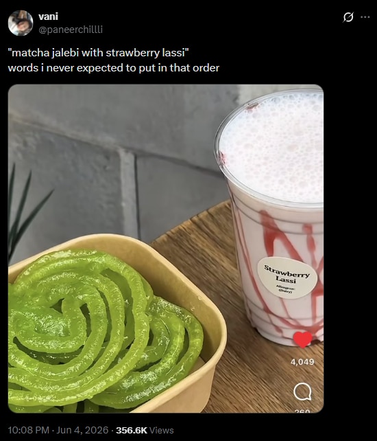 Delhi woman finds bizarre dessert combination, Internet asks 'who approved this?'