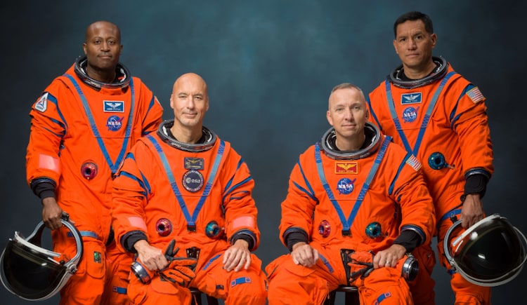 A picture of the Artemis-III crew. (Photo: Nasa)