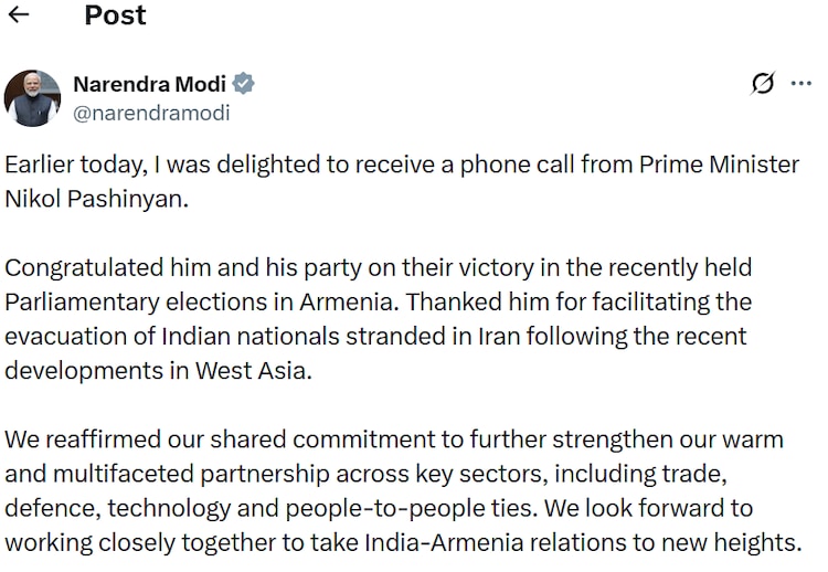 PM Modi tweet