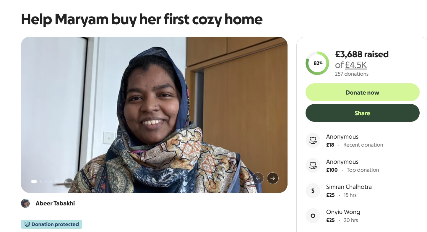 Hong Kong woman raises Rs 47 lakh to help Indian house help build a home of her own