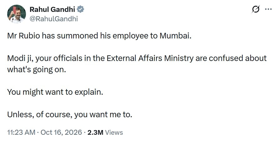 Rahul Gandhi