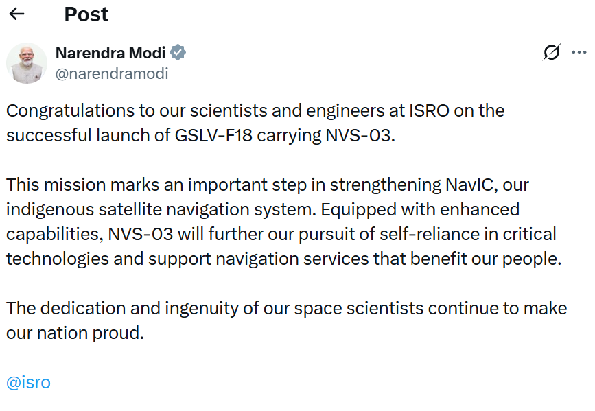 PM Modi tweet