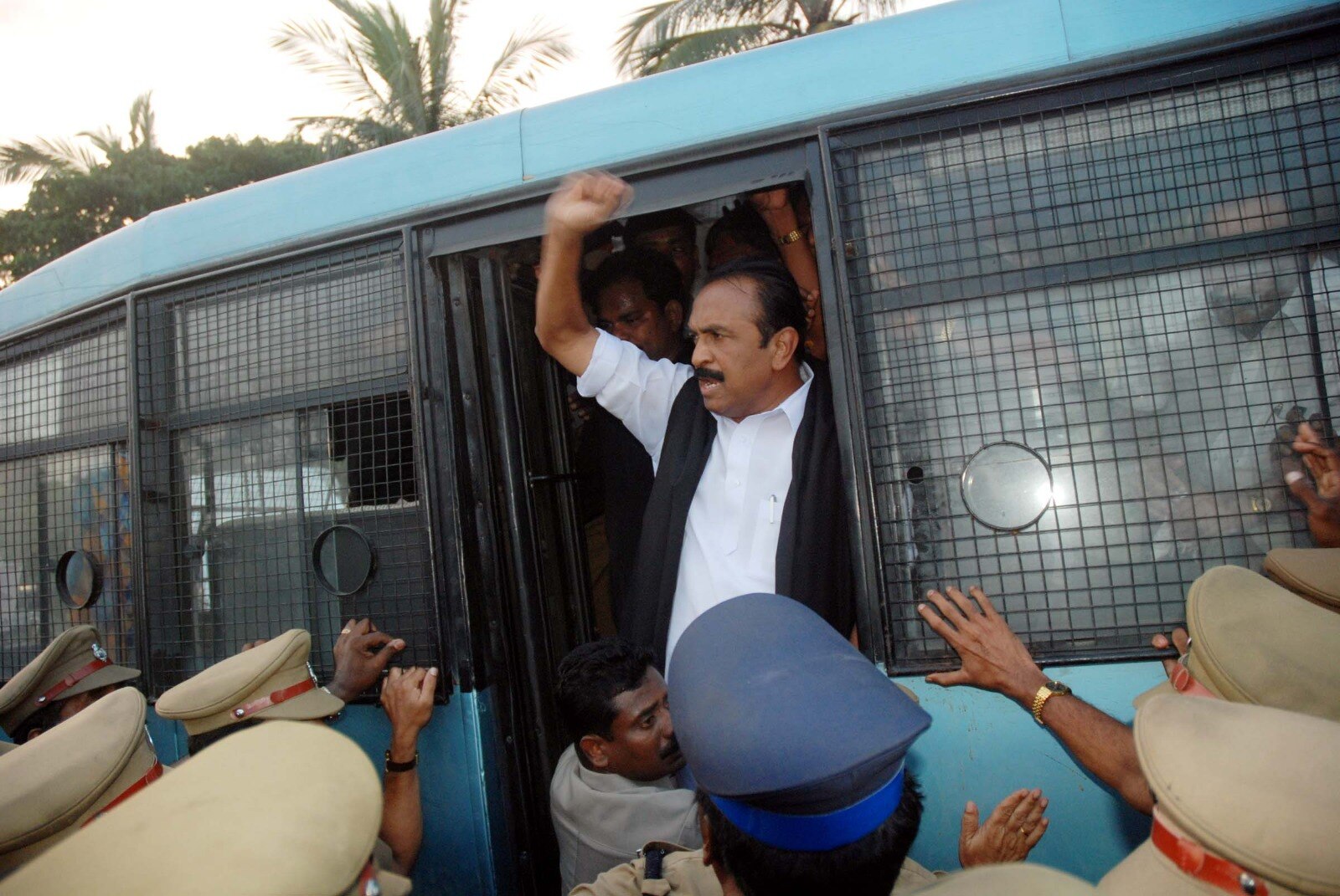 Vaiko, founder of the Marumalarchi Dravida Munnetra Kazhagam, emerged as a fiery Tamil nationalist voice.
