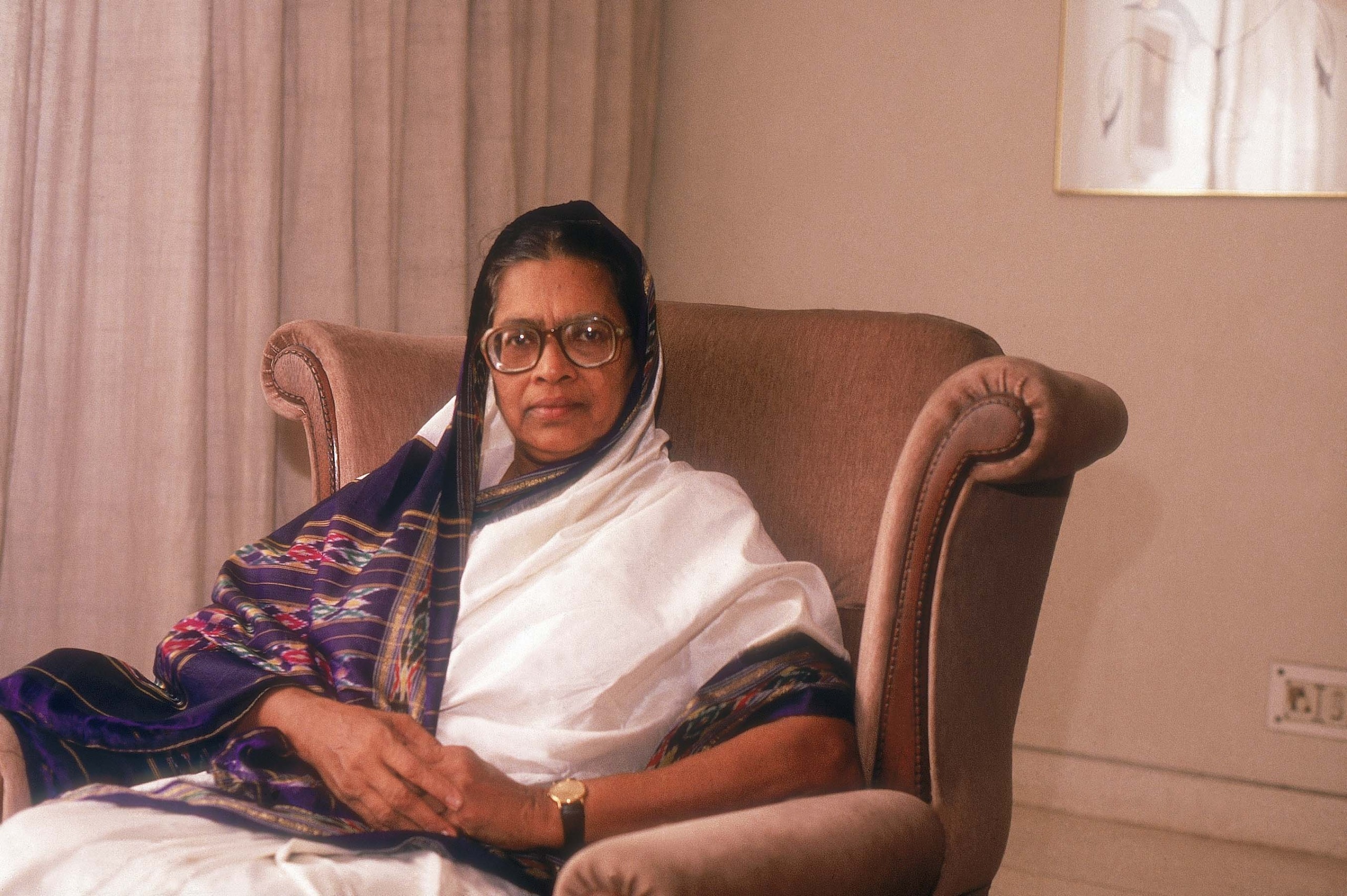 Governor Fathima Beevi, India’s first woman judge of the Supreme Court.