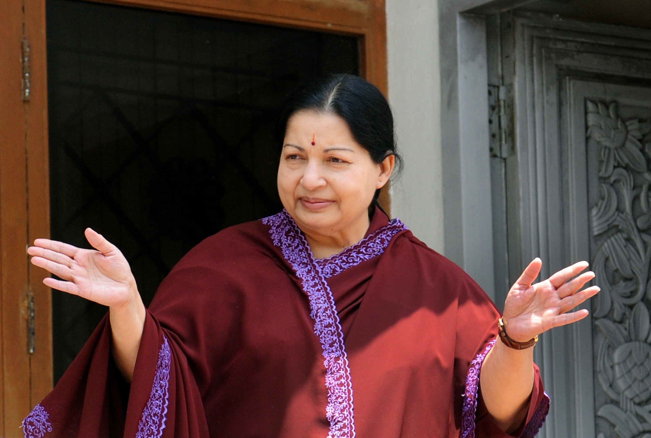 Jayalalithaa governed with a style marked by centralised authority and firm control over the administration (Photo: AFP)