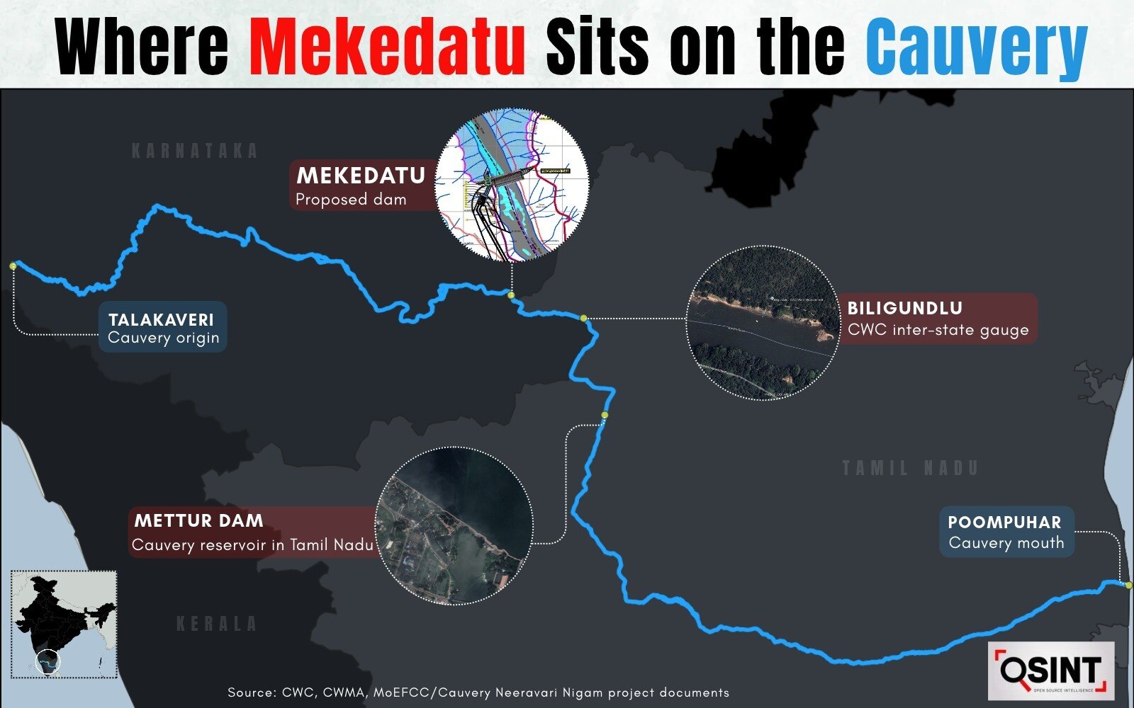 Cauvery water dispute and Mekedatu