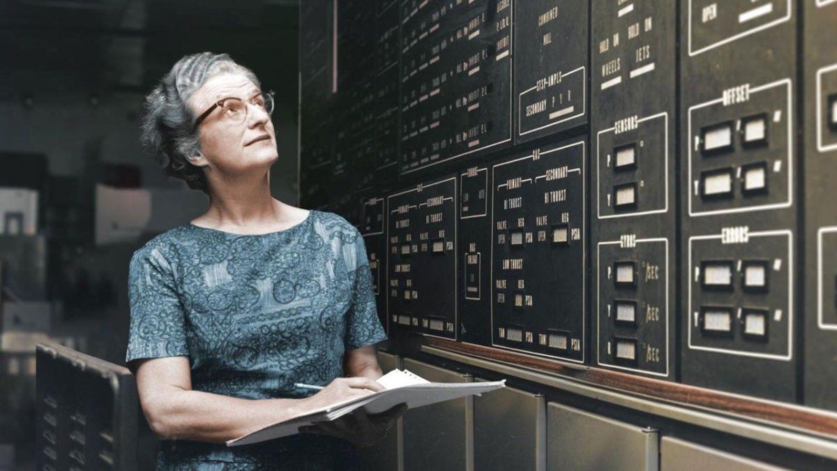 An image of Nancy Grace observing her work. (Photo: Nasa)