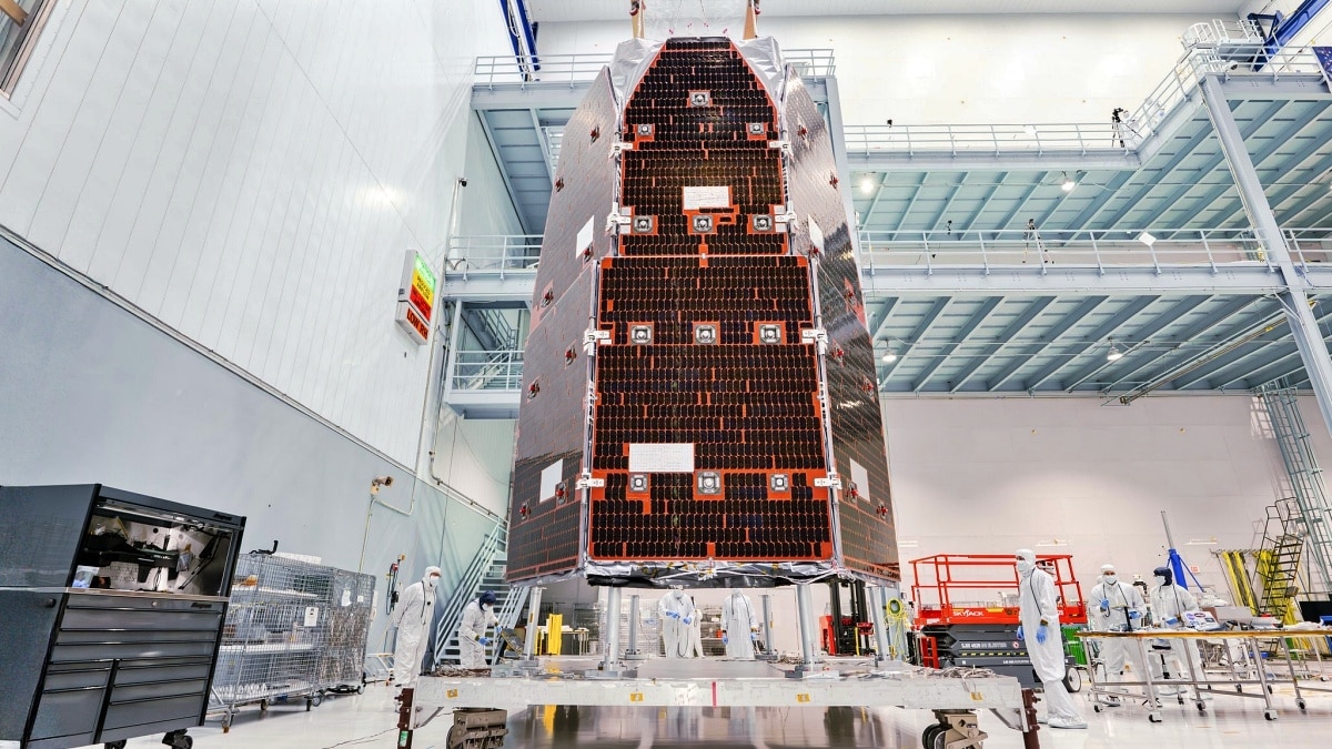 A look at the Nancy Grace Roman Telescope at work in Nasa facility. (Photo: Nasa)