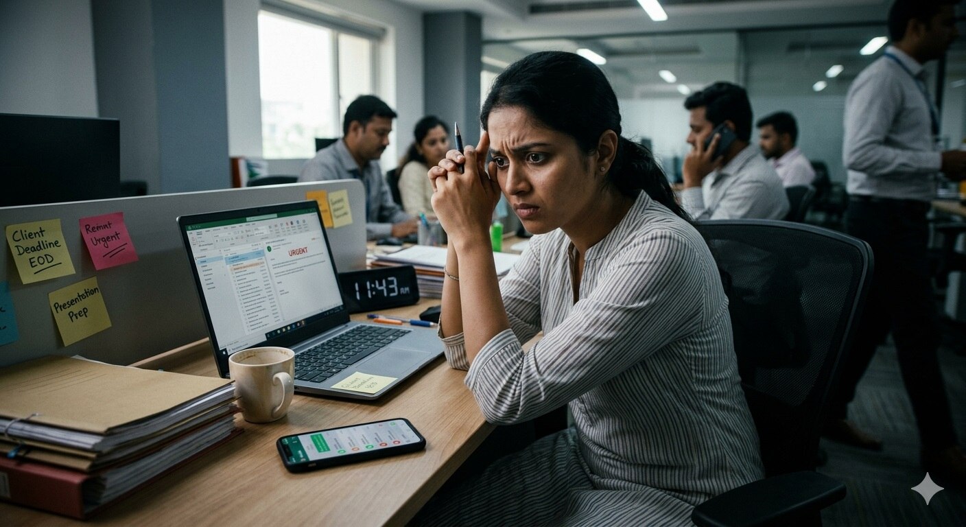 Burnout isn't just about the workload; it's about the attachment style. (Photo: AI Generated)