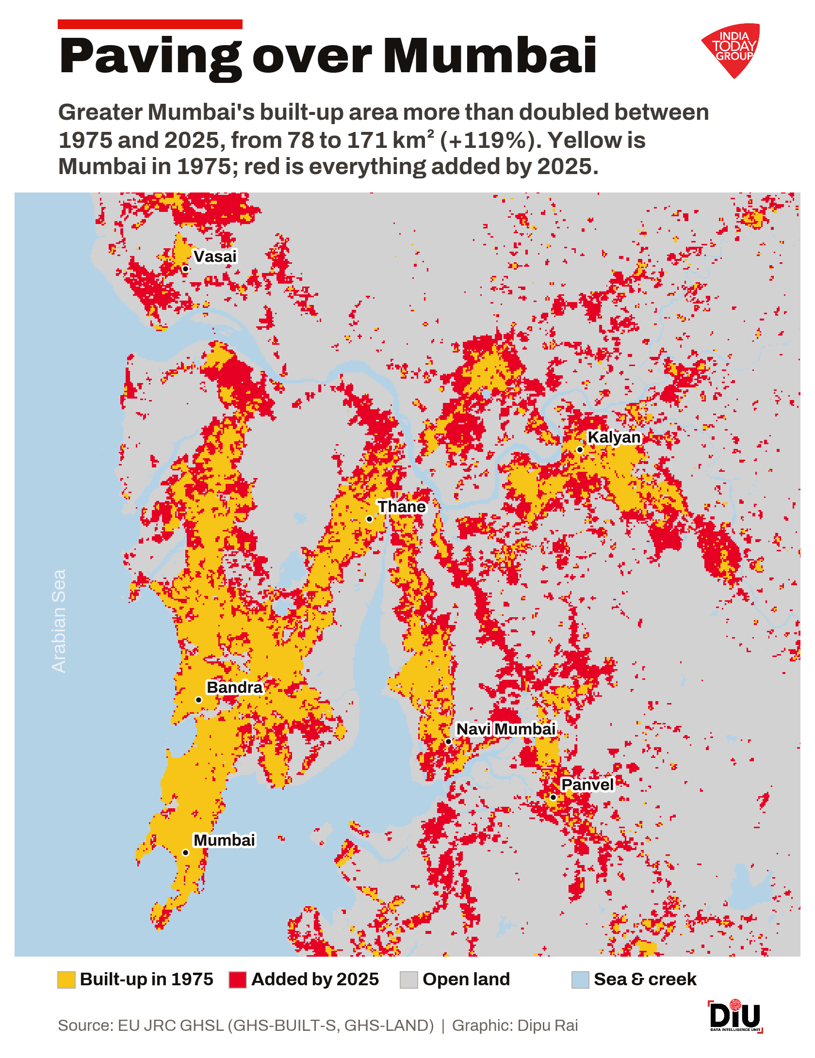 By July 6, Mumbai had seen more rain than in any year since 2000, and the IMD's red alert warns of more. India Today's Data Intelligence Unit maps the rain and the risk beneath it.