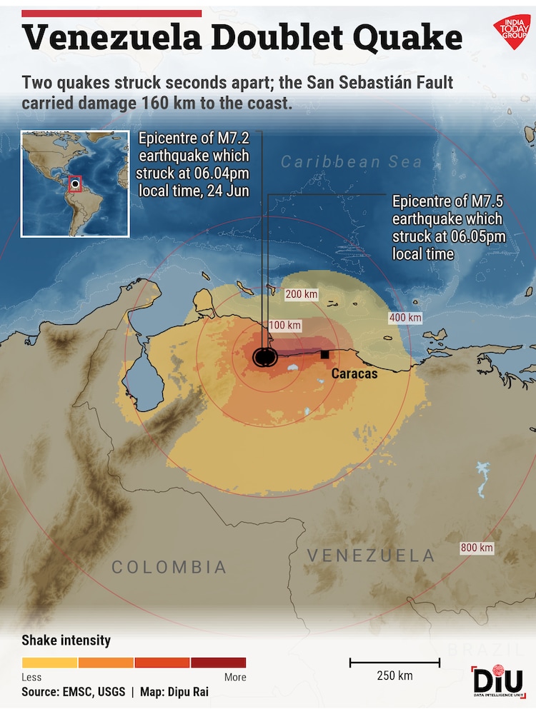 Why Venezuela's 39-second double earthquake stunned scientists