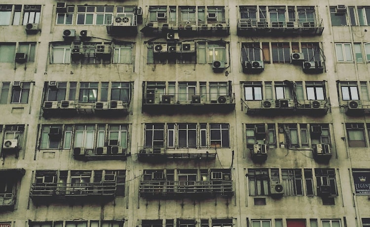 An image of multiple AC units installed in a building, illustarting the growing use as temperatures rise. (Photo: Unsplash)