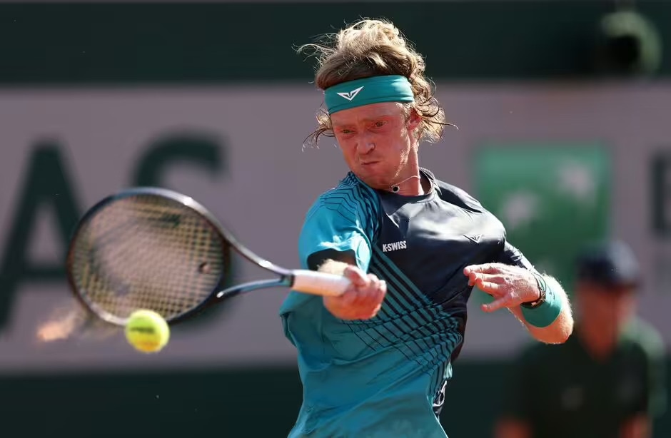 Rublev took on Ignacio with the heat also playing a factor. (Photo: Getty)