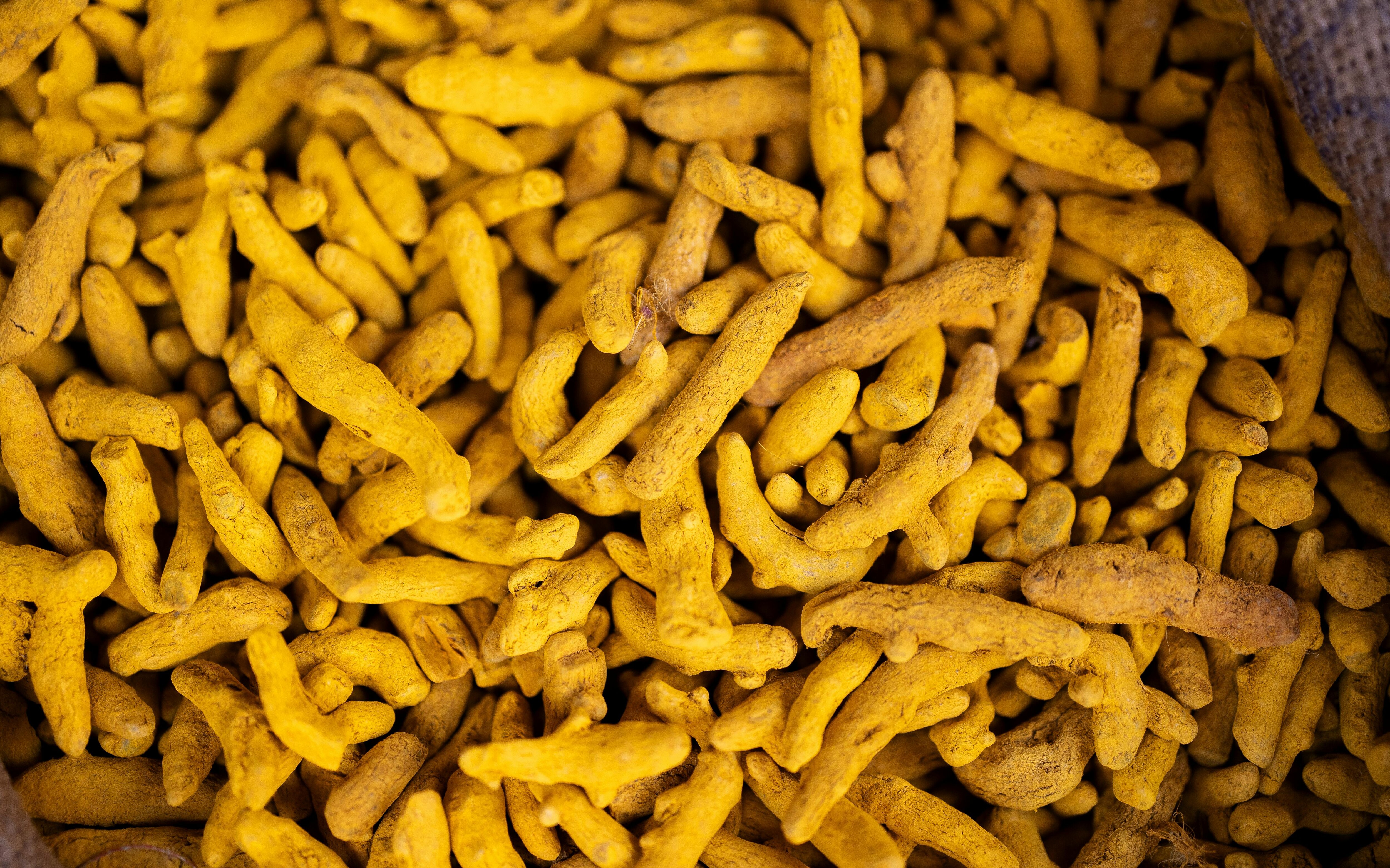 An image of a stock of turmeric roots. (Photo: Pexels)