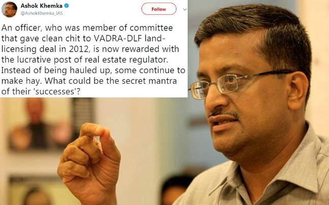 Senior IAS officer Ashok Khemka