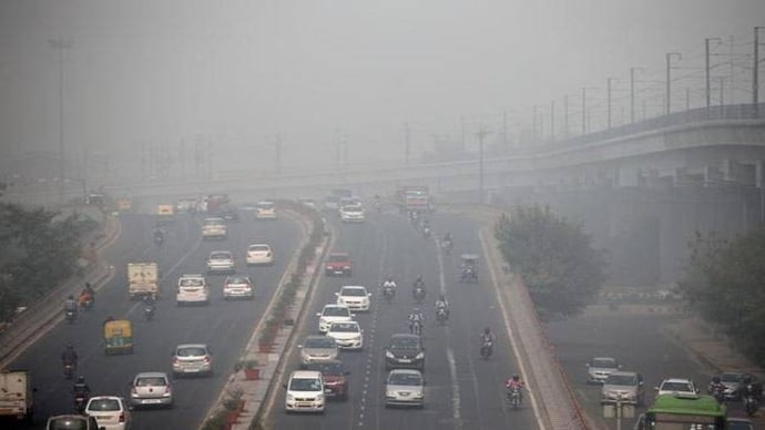 Smog in Delhi.