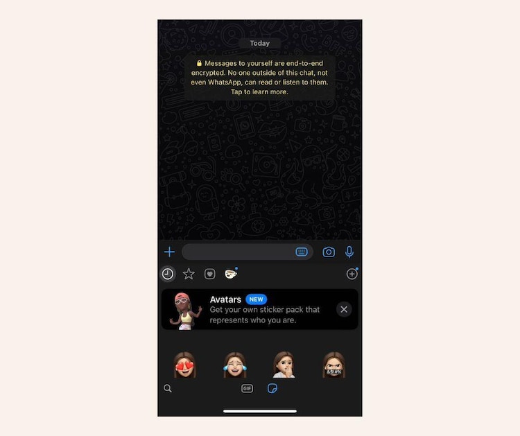 Express Yourself With Avatars on WhatsApp