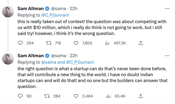 Openai Ceo Sam Altman Says His India Comment Taken Out Of Context Openai Ceo Sam Altman Says His India Comment Taken Out Of Context