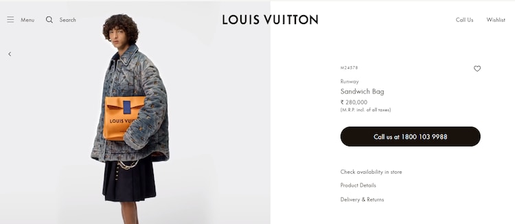 Louis Vuitton’s Rs 2.8 lakh ‘sandwich bag’ leaves internet saying ‘why ...