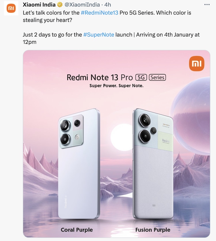 Redmi Note 13 5G series to launch this week: 5 things already confirmed  about the smartphones - India Today