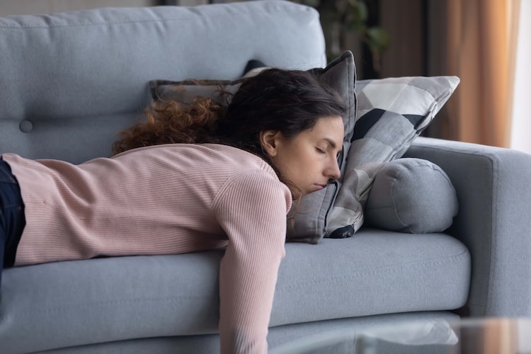 For many people, sleeping on the couch is easier