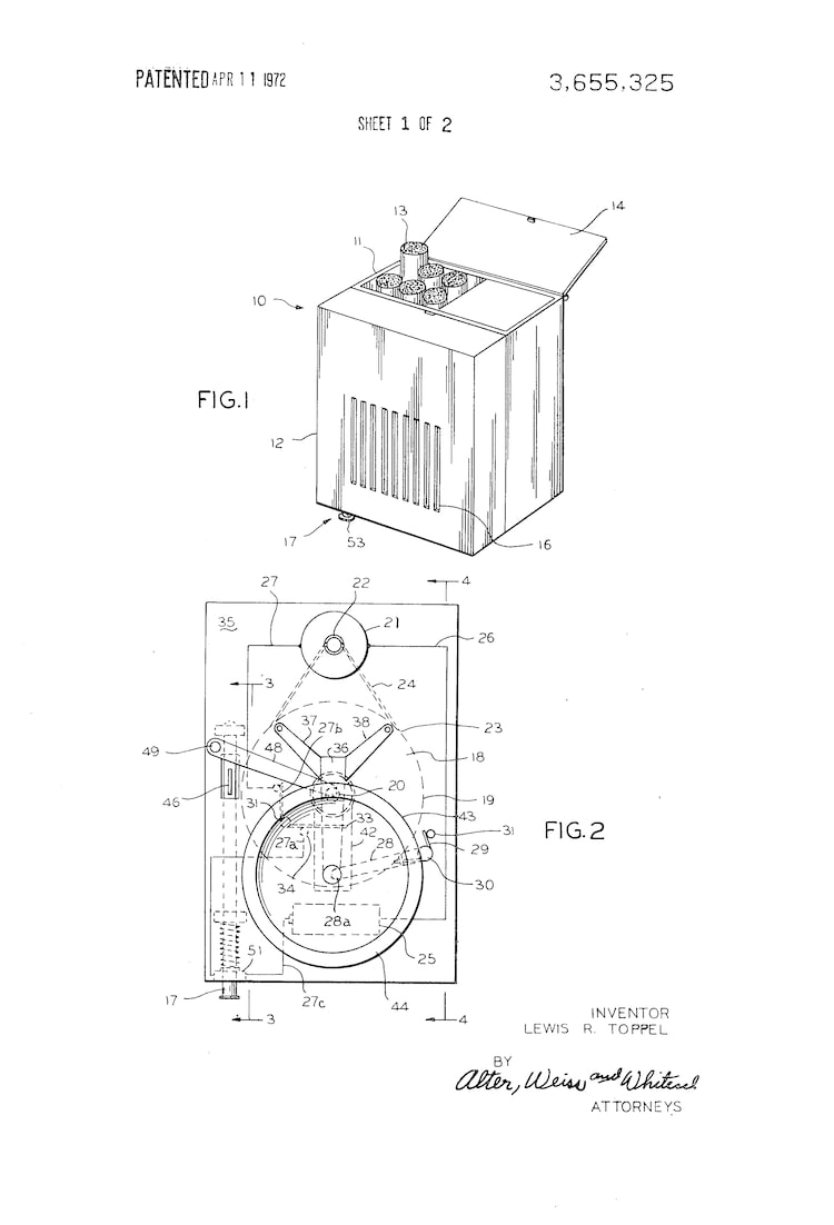 coughing cigarette pack, cigarette packet that coughed, anti smoking innovation, Lewis R Toppel, 1972 invention, anti-smoking tools, tobacco deterrents, India cigarette warnings, US cigarette warnings, health packaging laws, novelty inventions, cigarette pack patent