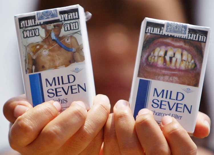 coughing cigarette pack, cigarette packet that coughed, anti smoking innovation, Lewis R Toppel, 1972 invention, anti-smoking tools, tobacco deterrents, India cigarette warnings, US cigarette warnings, health packaging laws, novelty inventions, cigarette pack patent