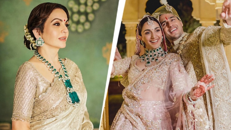 Nita Ambani and Kiara Advani statement in the glare. Photos: Instagram