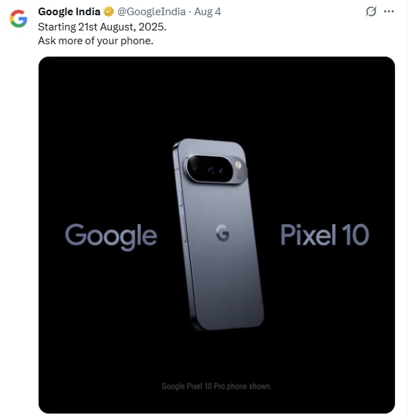 Google pixel 10 launch