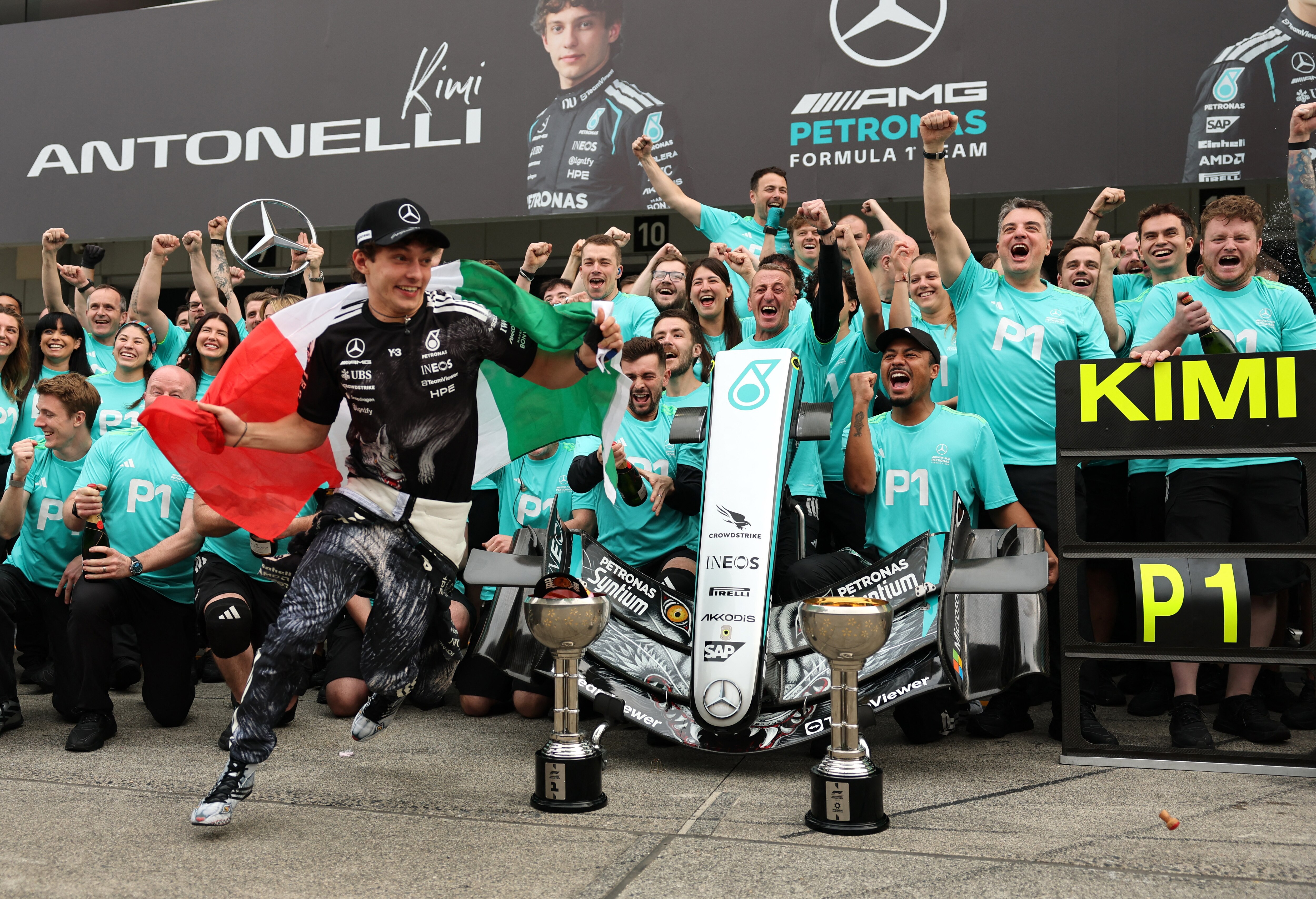 Antonellis is now the youngest to take a championship lead. (Photo: Reuters)