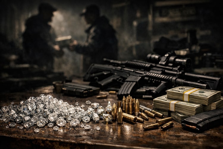 blood diamonds, blood diamond trade, diamonds funding wars, conflict diamonds, Sierra Leone war, illegal diamond trade, child labour mining, Kimberley Process, African conflicts, war funding